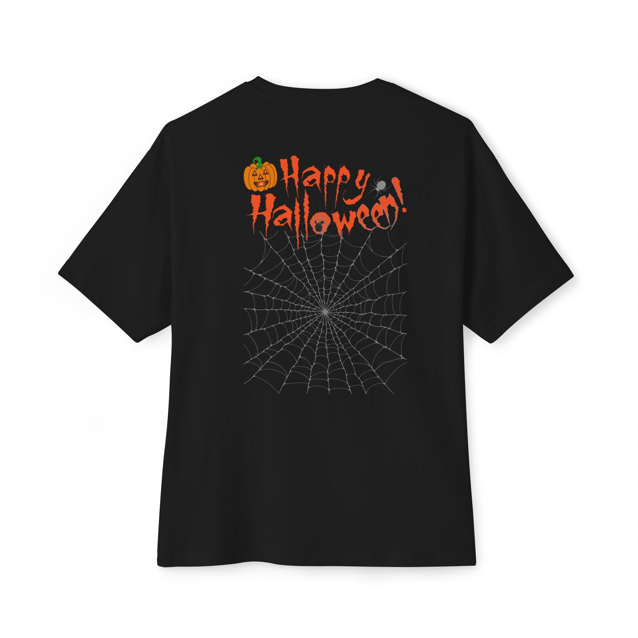 Halloween special back printed oversized round neck t shirt for Men