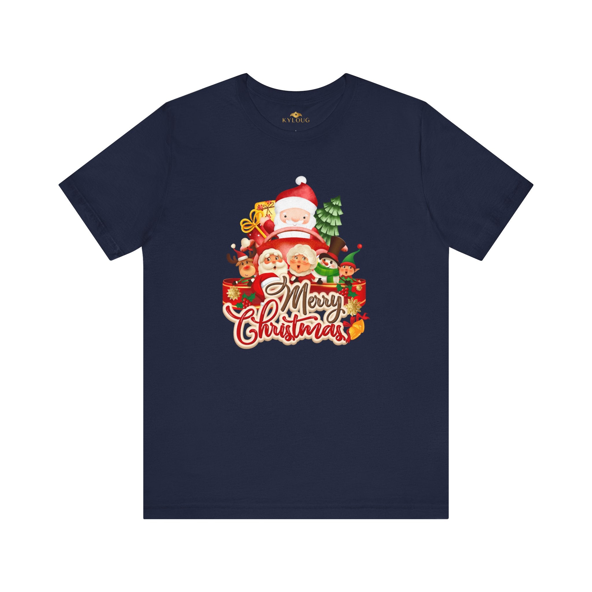 Women Christmas season special half sleeve round neck Tee