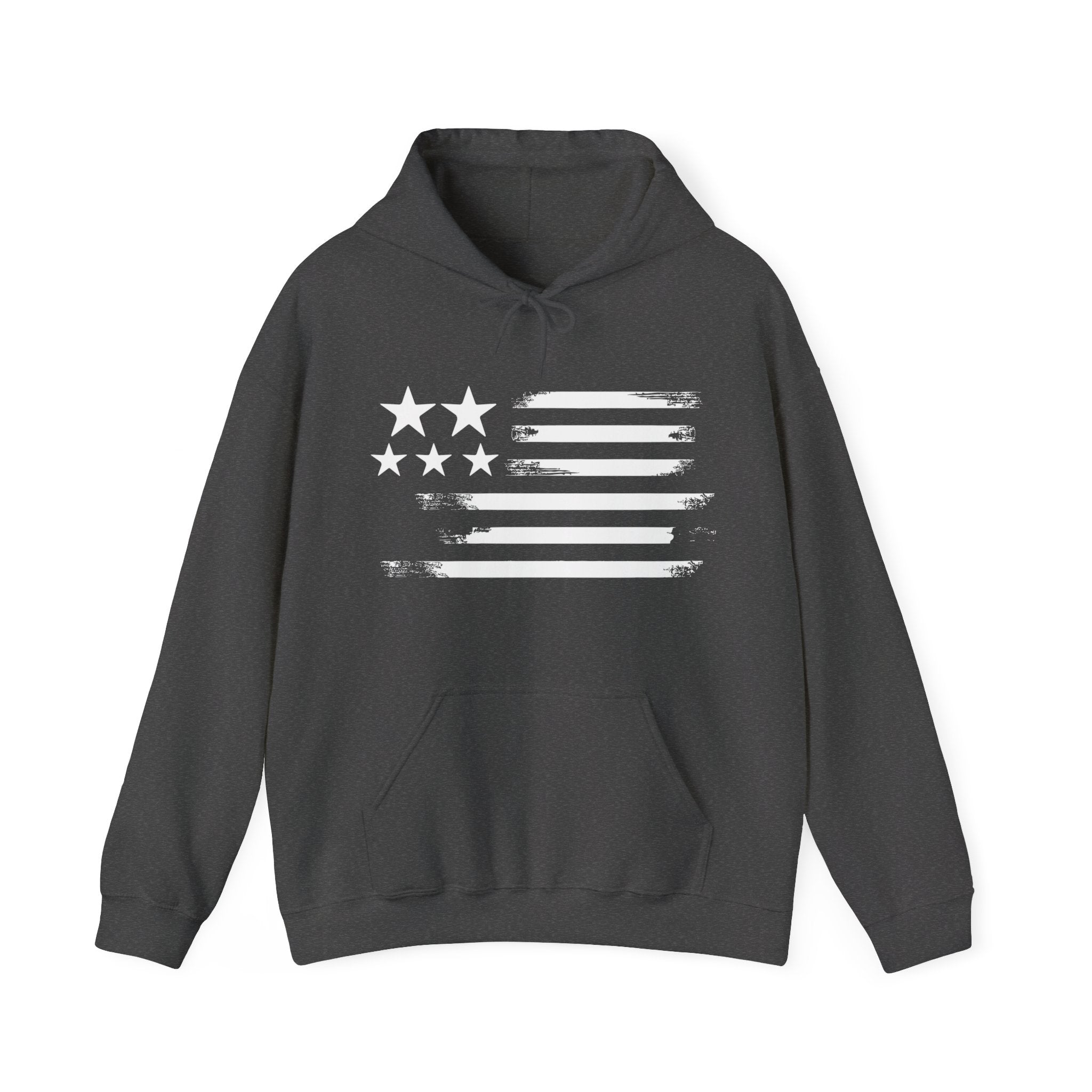 USA Flag Printed Design Hoodie for women