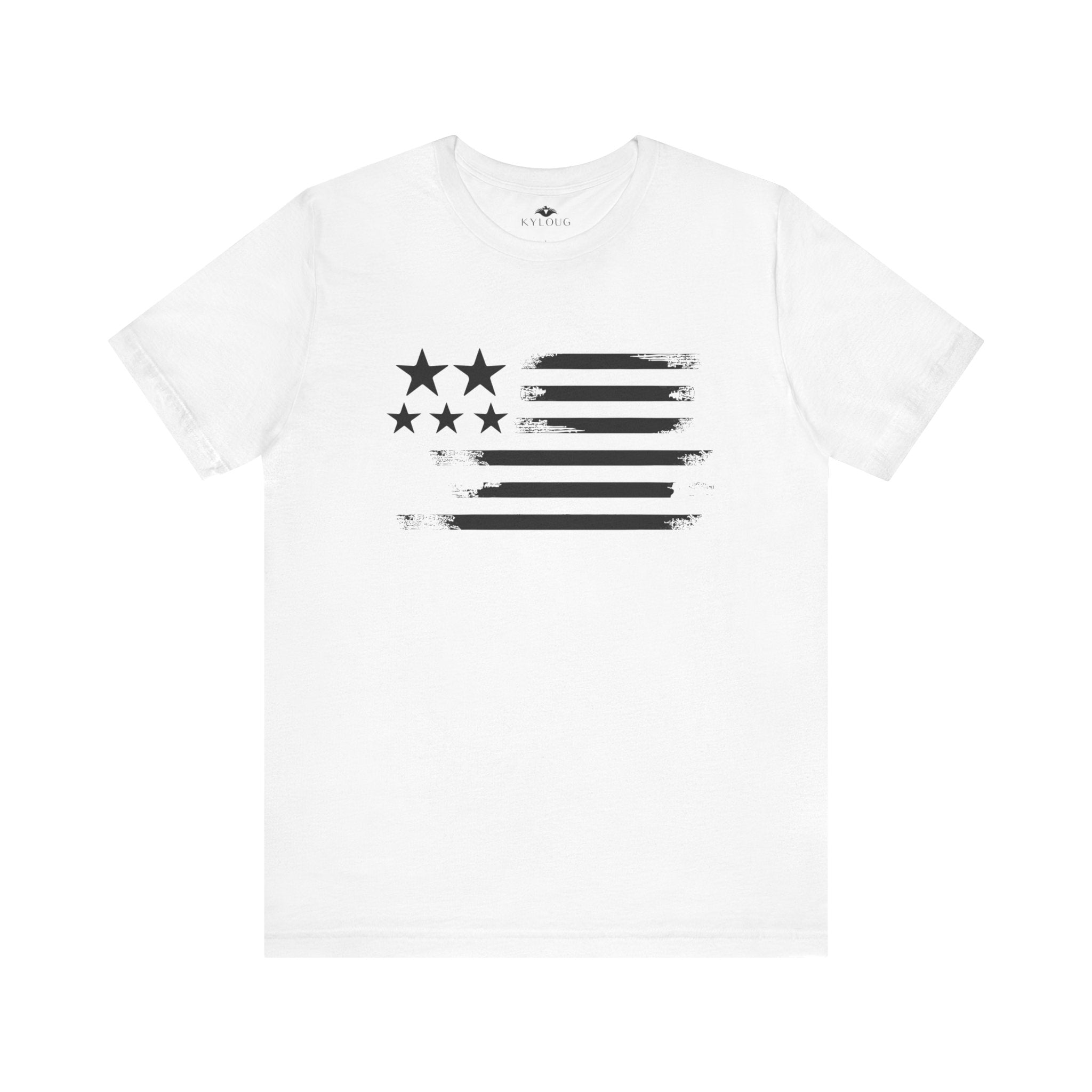 USA flag Unisex roundneck Short Sleeve T-Shirt