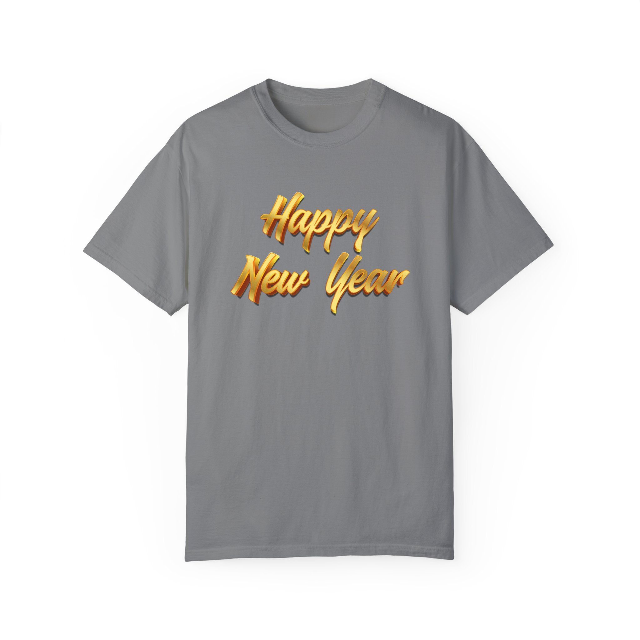 Women new year season special half sleeve comfort fit round neck T-Shirt.