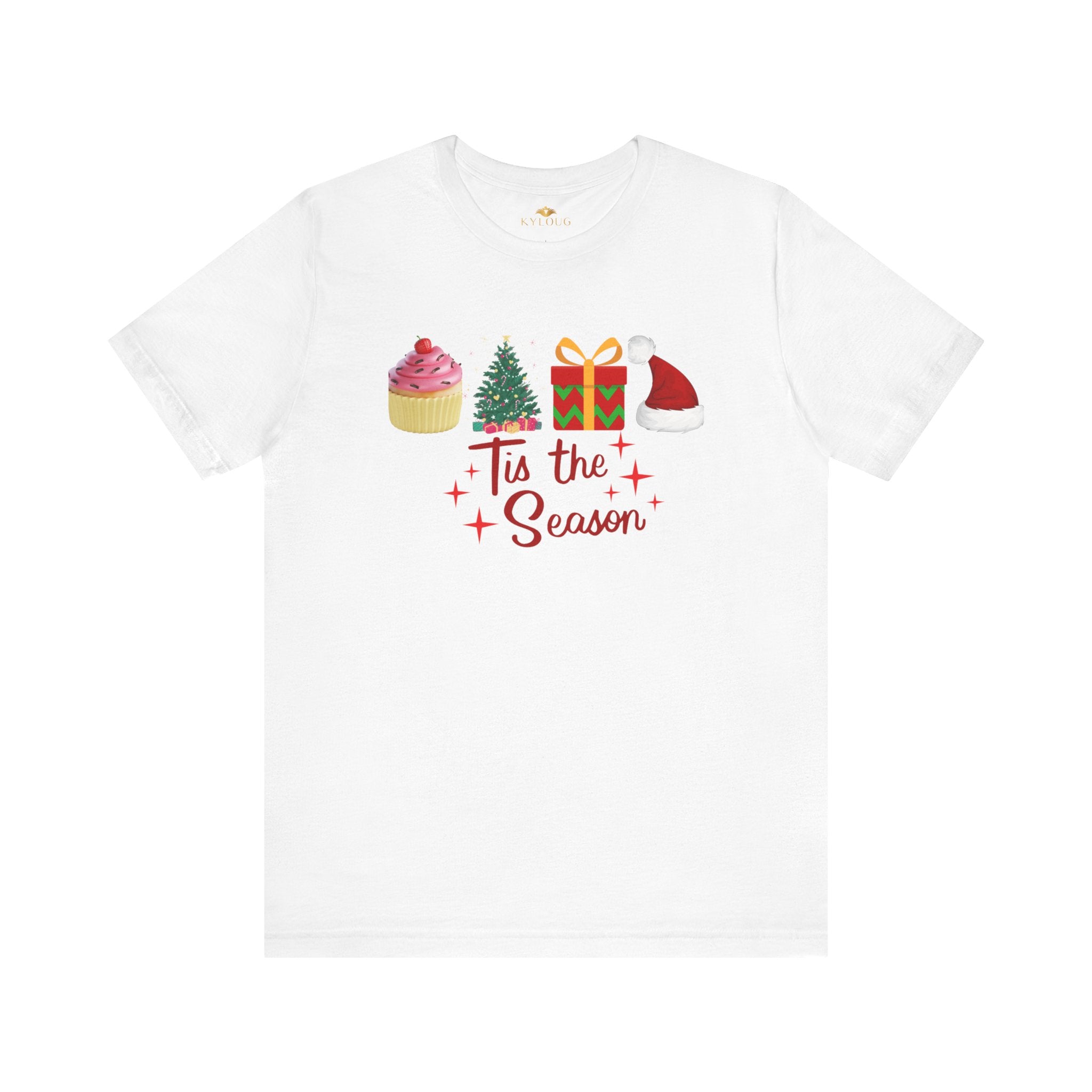 Women Christmas season special half sleeve round neck Tee