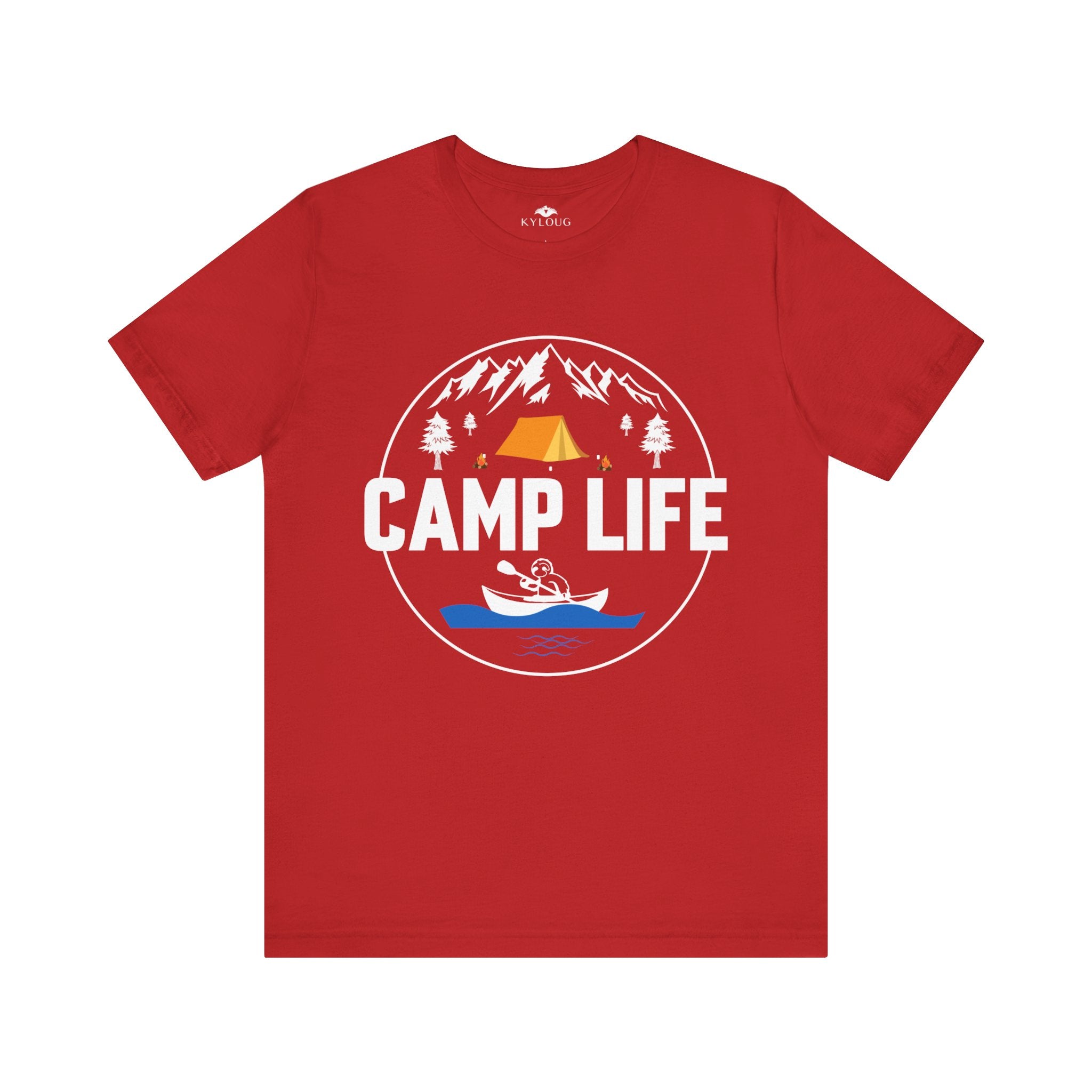 Camping summer round neck men, women T-Shirt