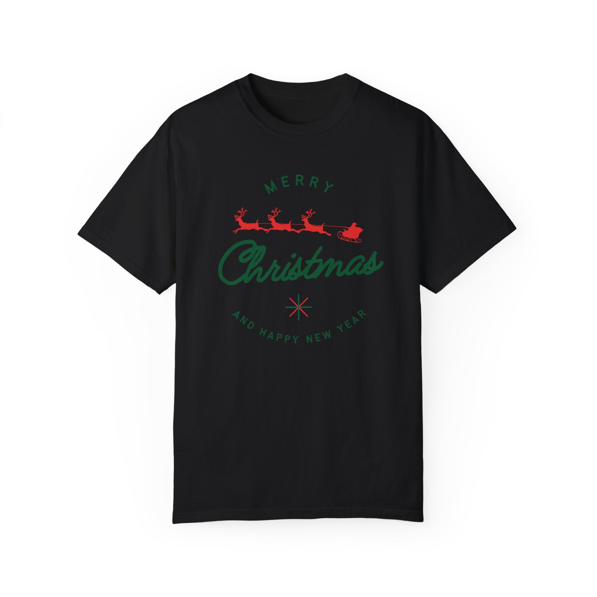 Men Christmas season special half sleeve comfort fit round neck T-Shirt.