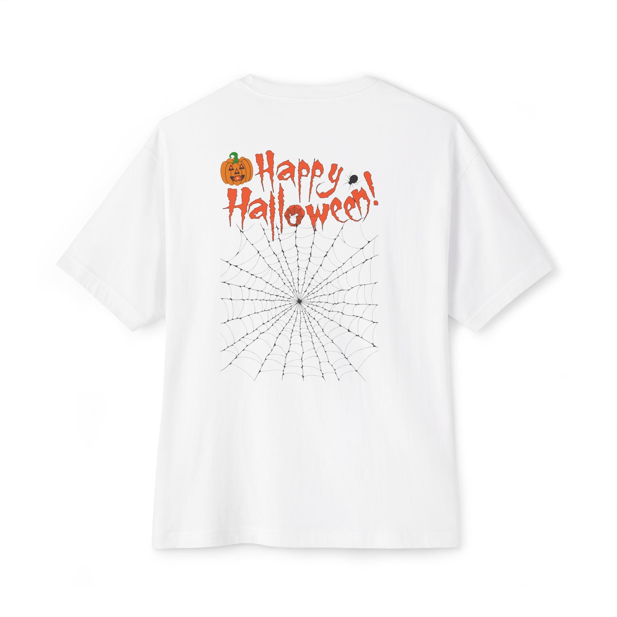 Halloween special back printed oversized round neck t shirt for Men