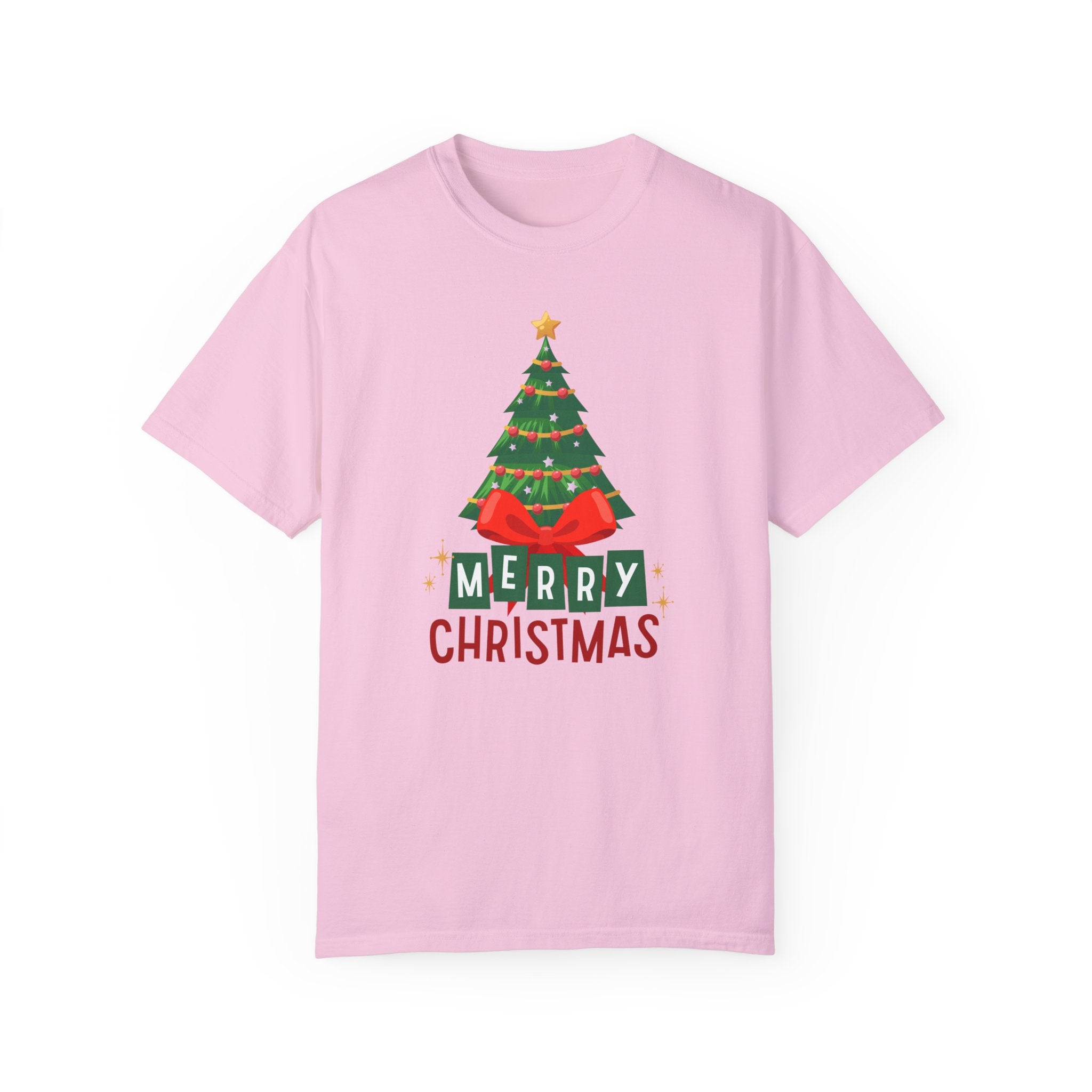 Women Christmas season special half sleeve comfort fit round neck T-Shirt.