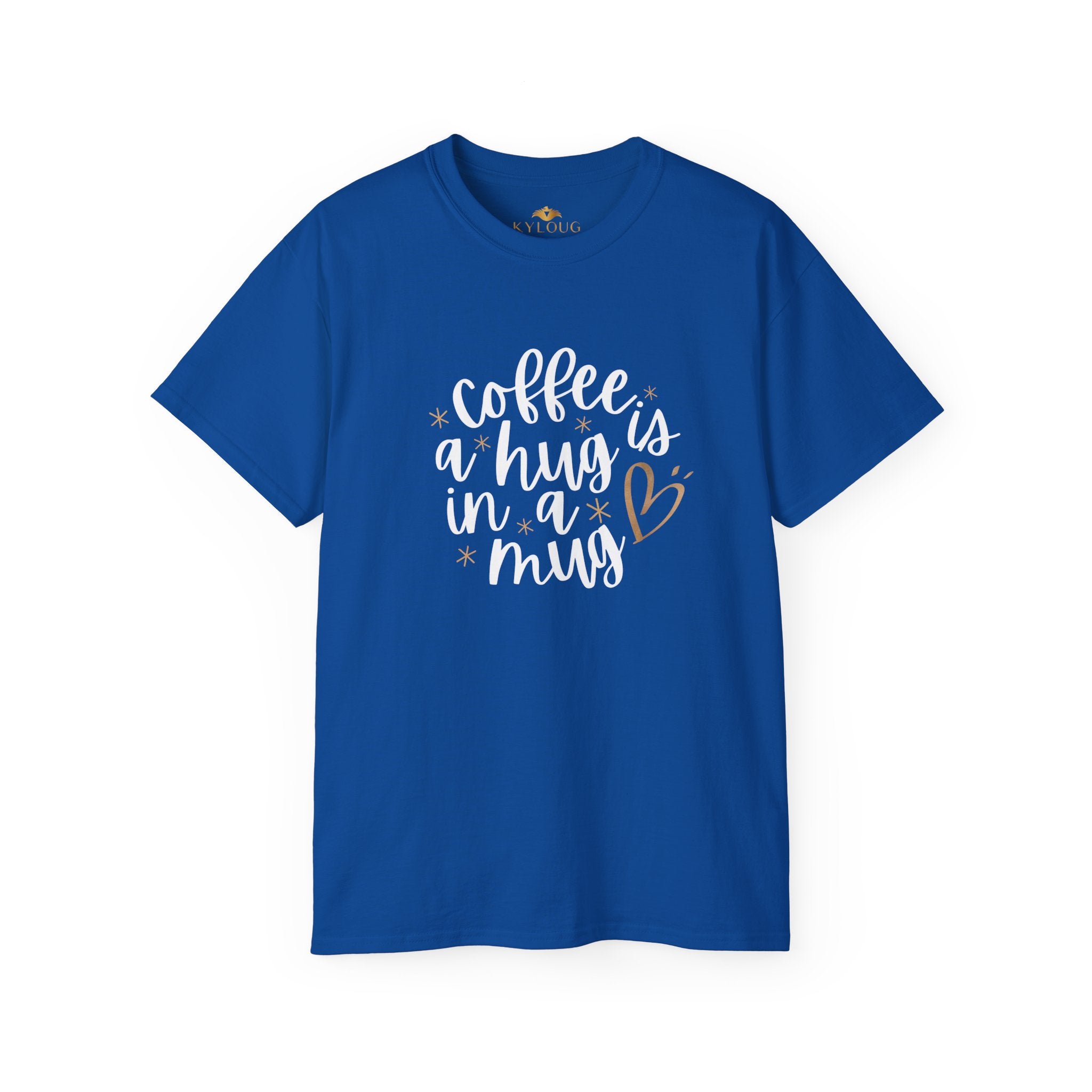 Women coffee lover graphic printed classic fit round neck T-Shirt