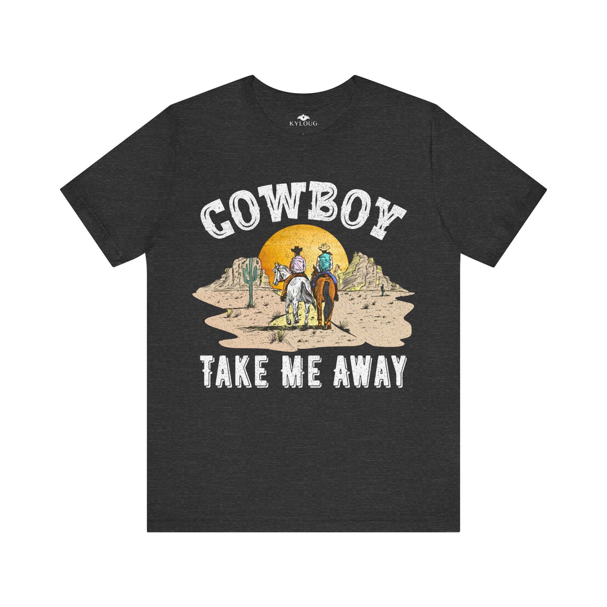 Cowboy Unisex Short Sleeve round neck T-Shirt