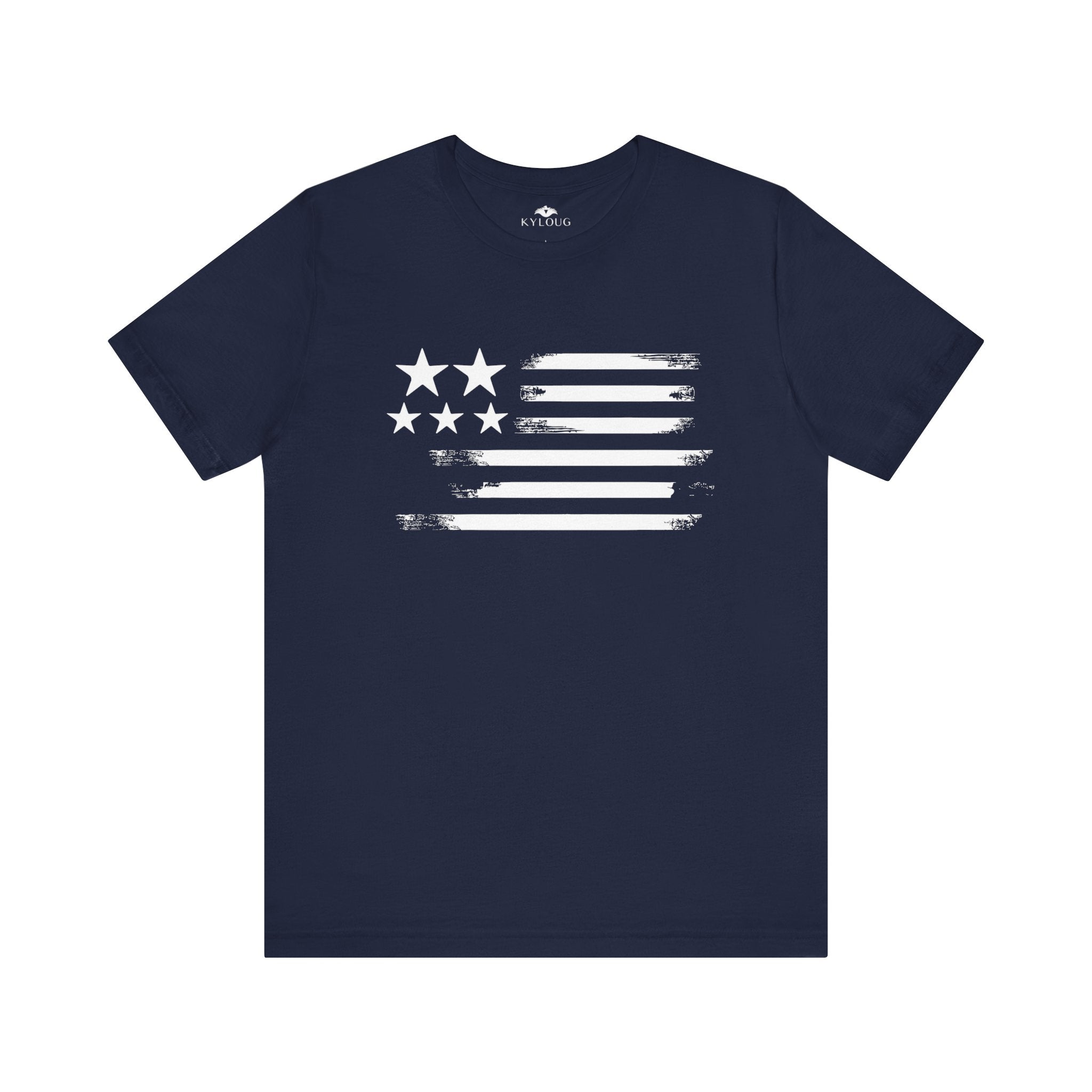 USA flag Unisex roundneck Short Sleeve T-Shirt