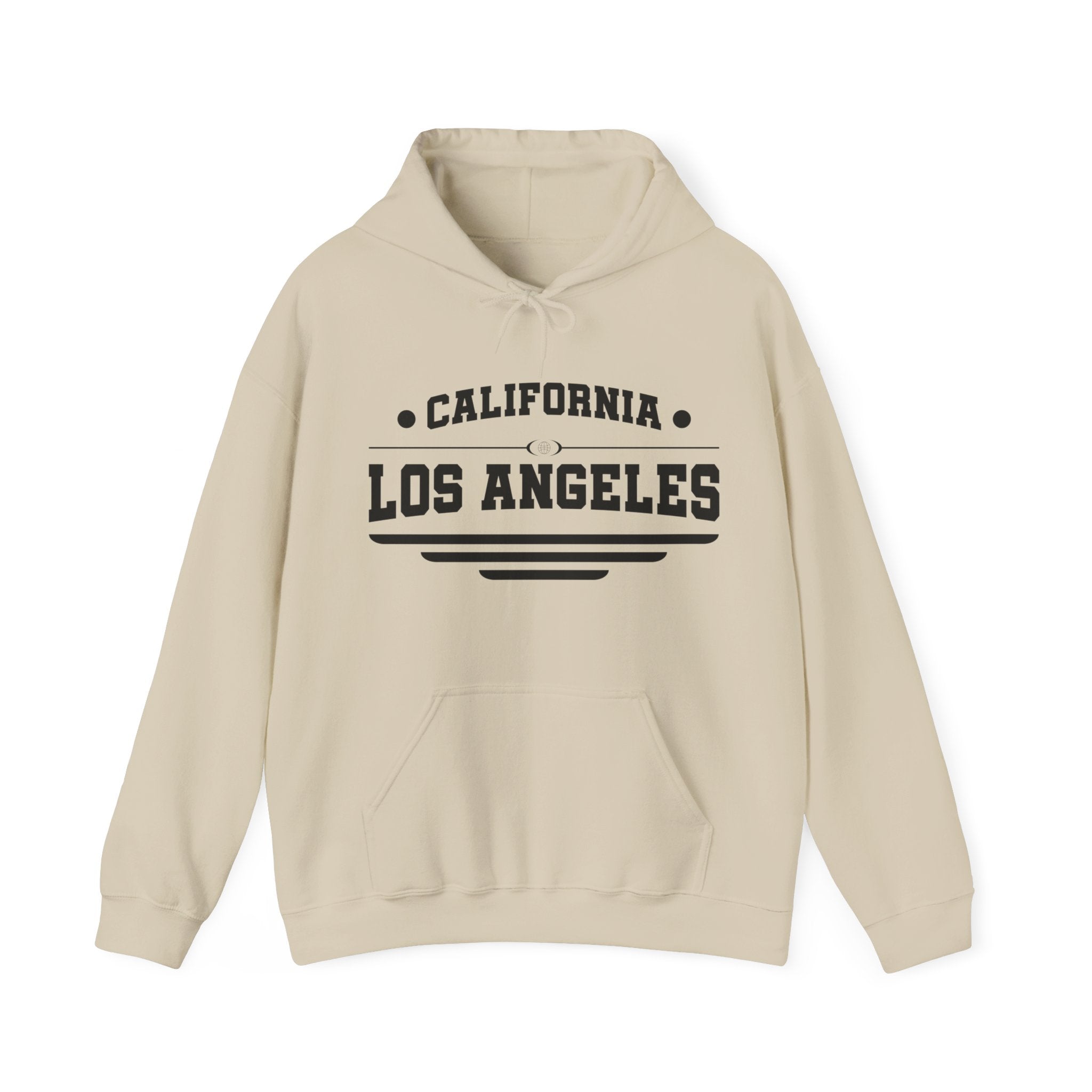 California Los Angles Text Printed Hoodie for women