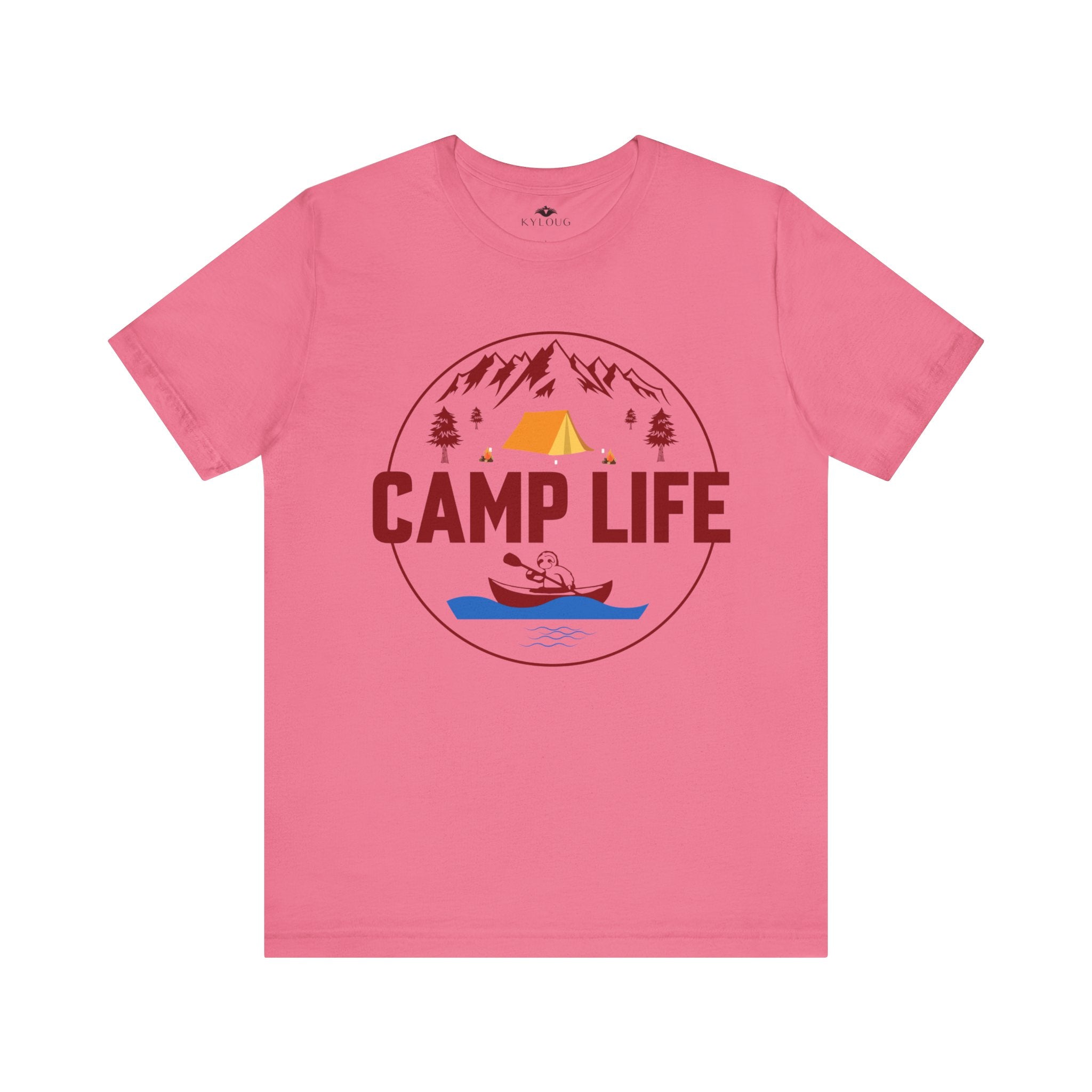 Camping summer round neck men, women T-Shirt