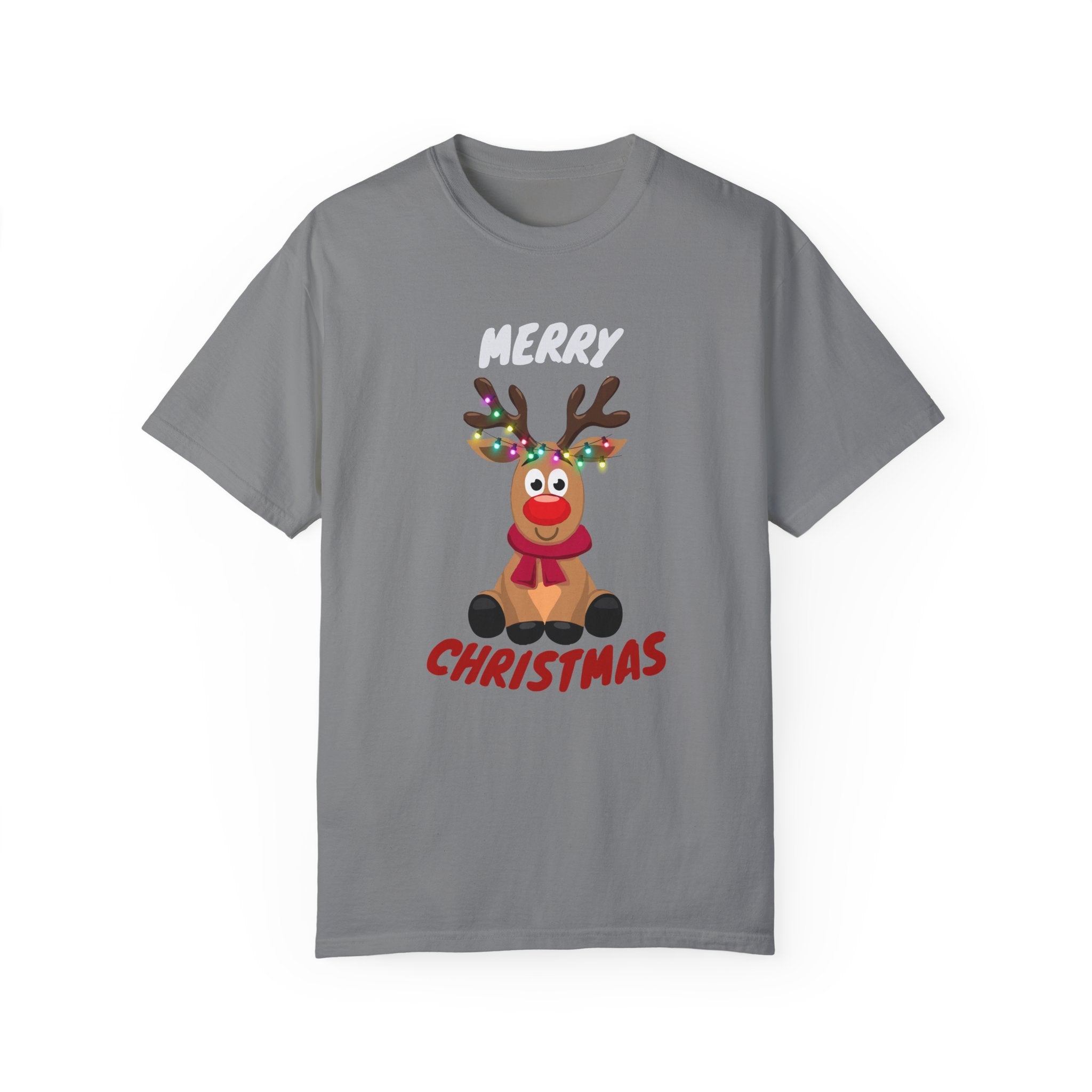 Women Christmas season special half sleeve comfort fit round neck T-Shirt.