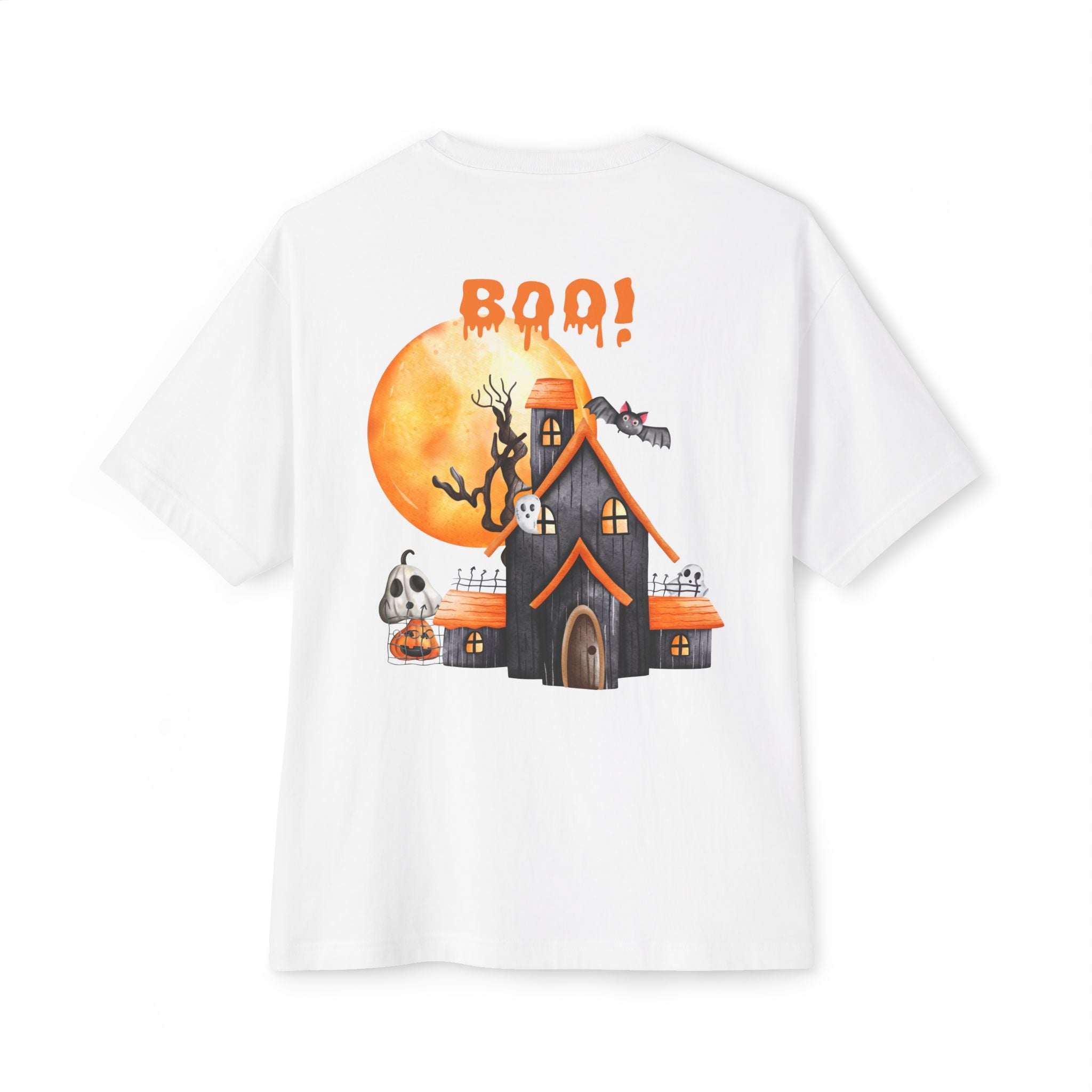 Halloween special back printed comfort fit round neck t-shirt for Men.