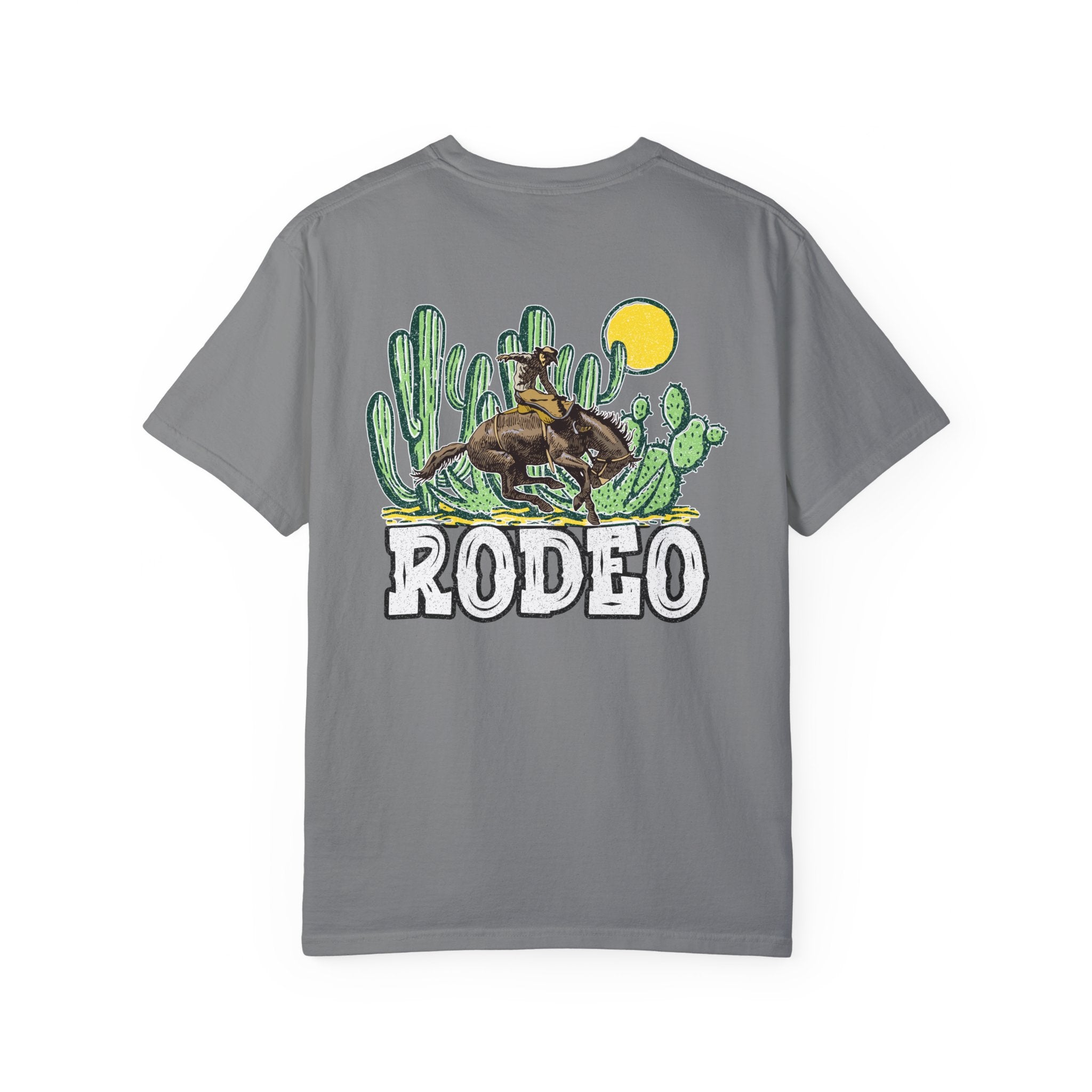 Rodeo oversized only backprint round neck T-shirt unisex