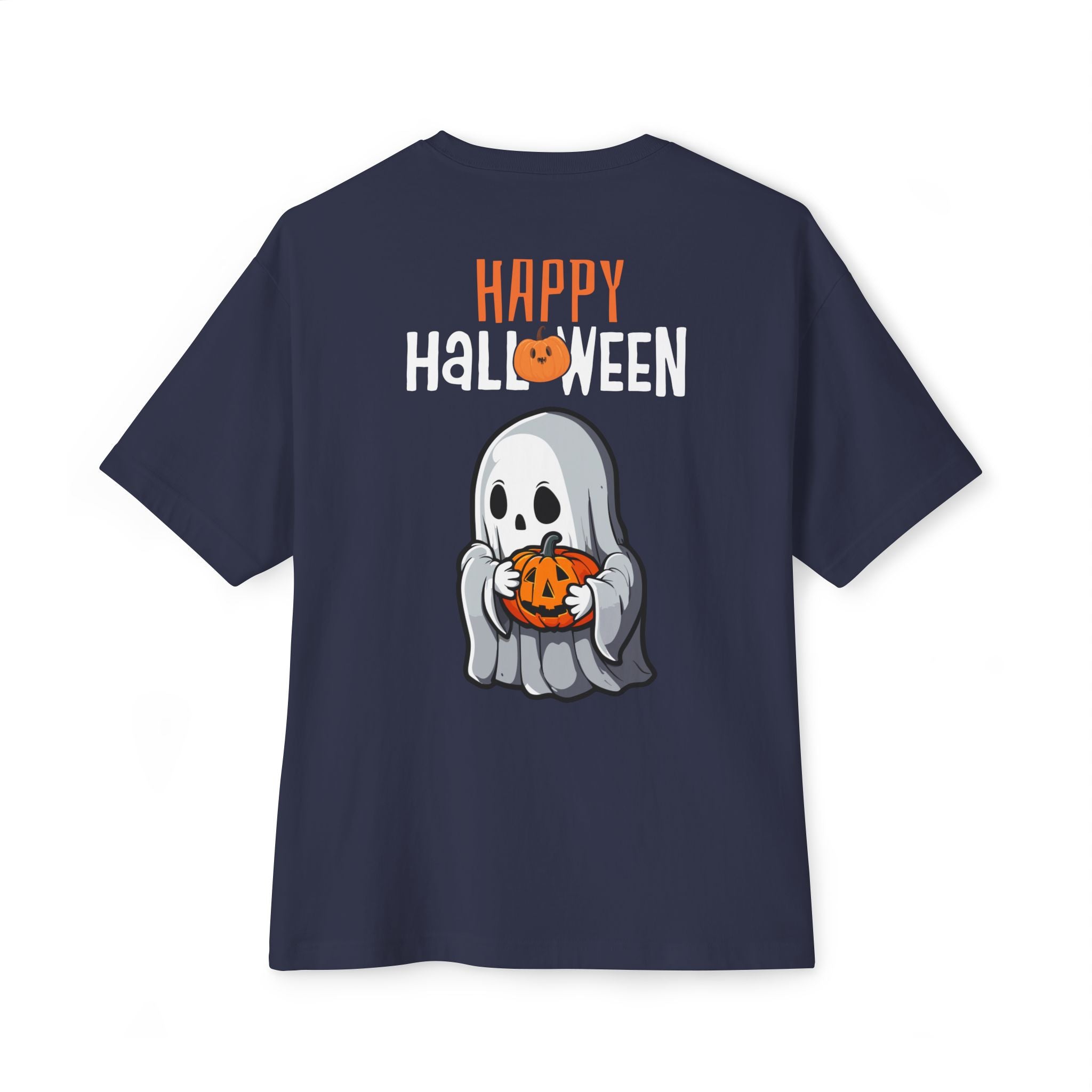 Halloween special back printed oversized round neck t shirt for Men