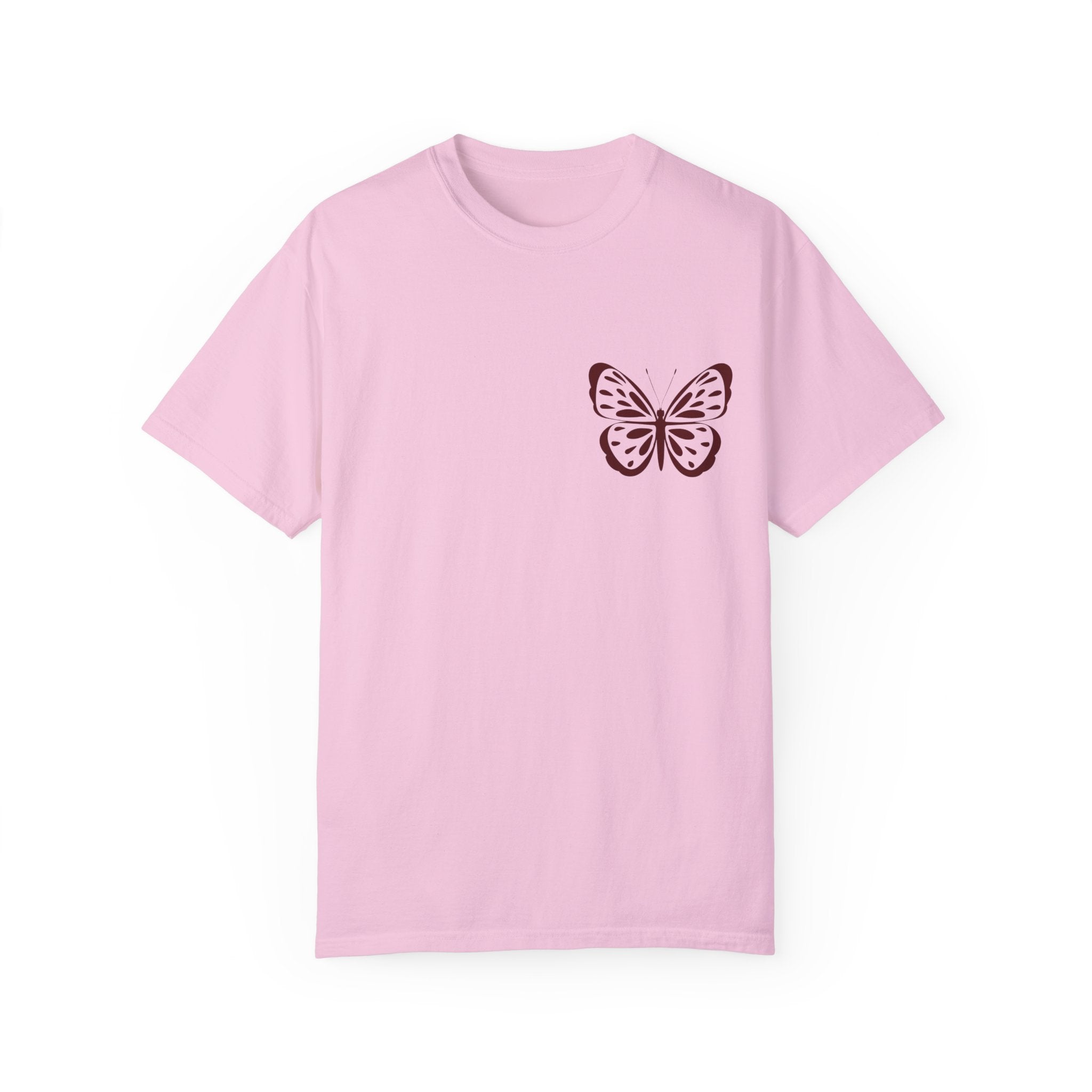 Butterfly oversized round neck T-shirt for Women