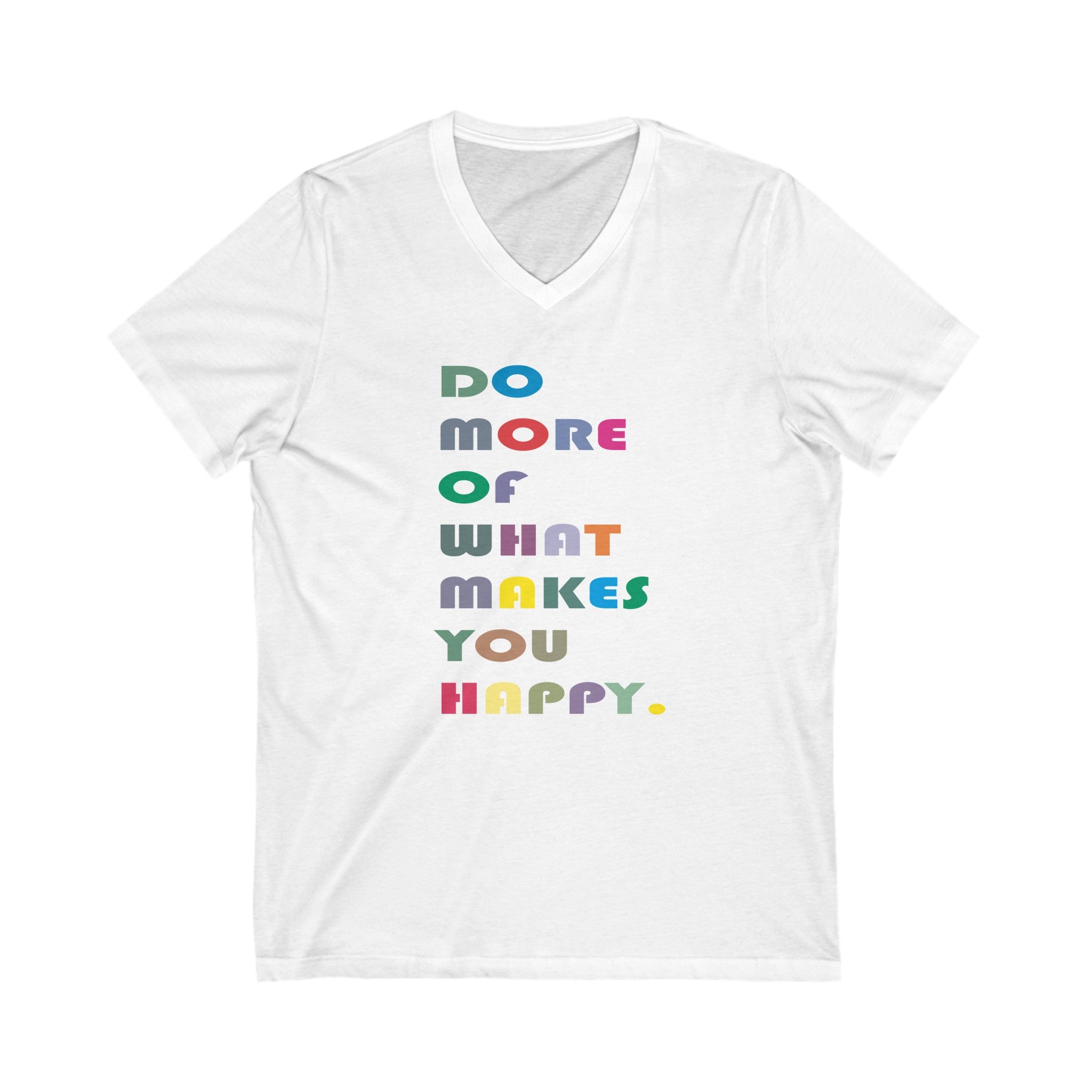 Women text printed Short Sleeve V-Neck T shirt