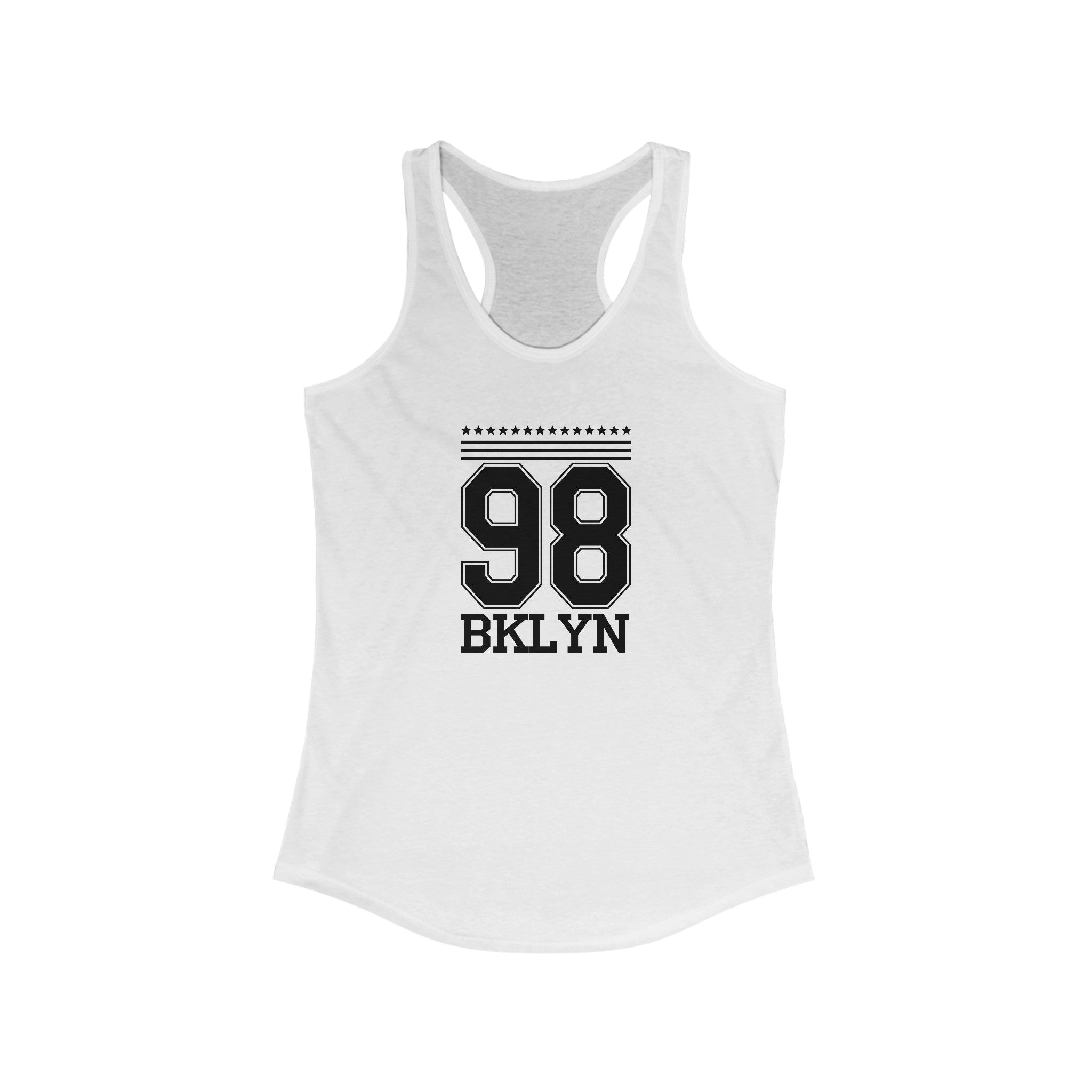 Women's text printed slim fit Tank Top