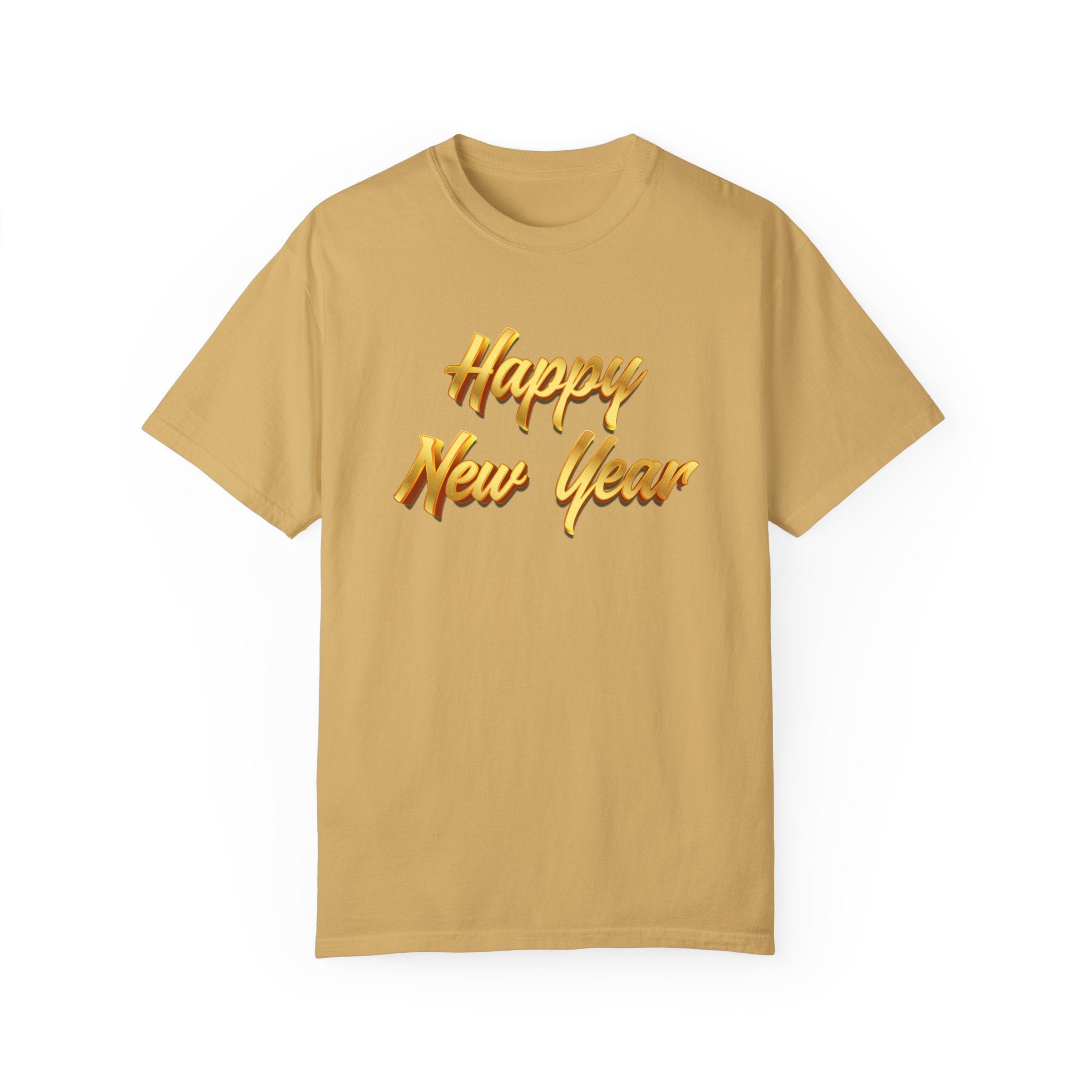 Women new year season special half sleeve comfort fit round neck T-Shirt.