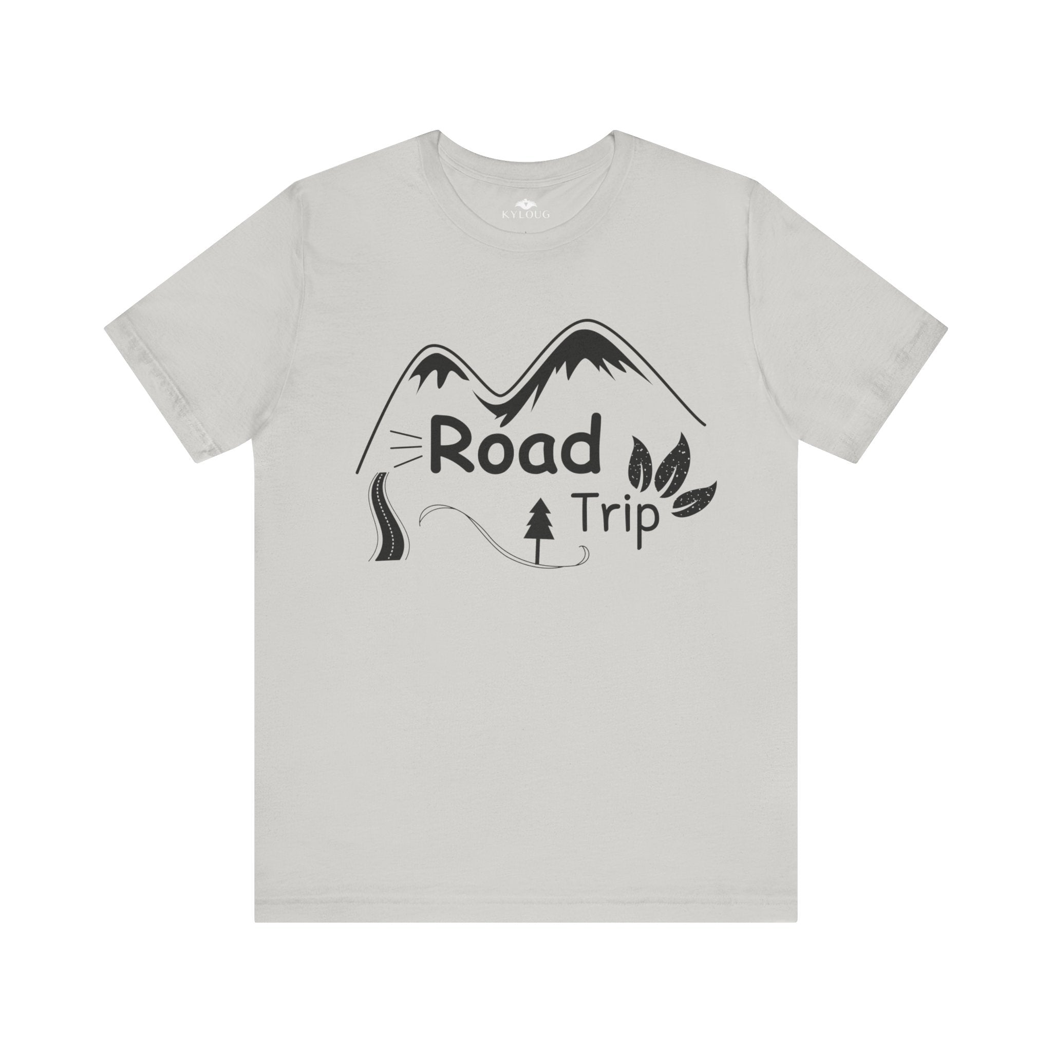 Road Trip Text Printed round neck short sleeve T-Shirt for men women