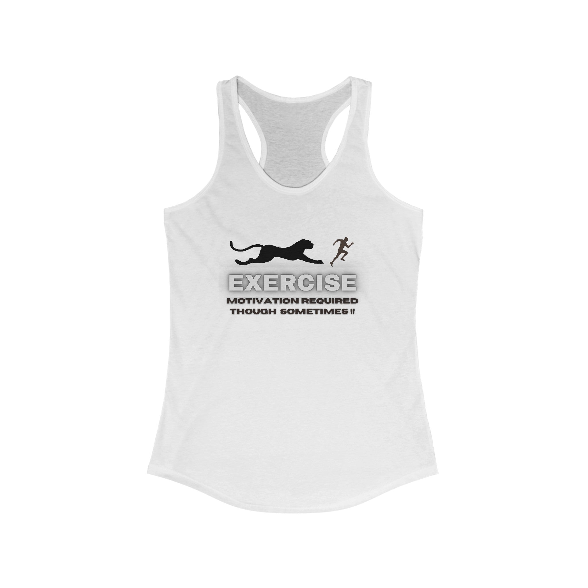 Exercise Women's Racerback slim fit Tank Top.