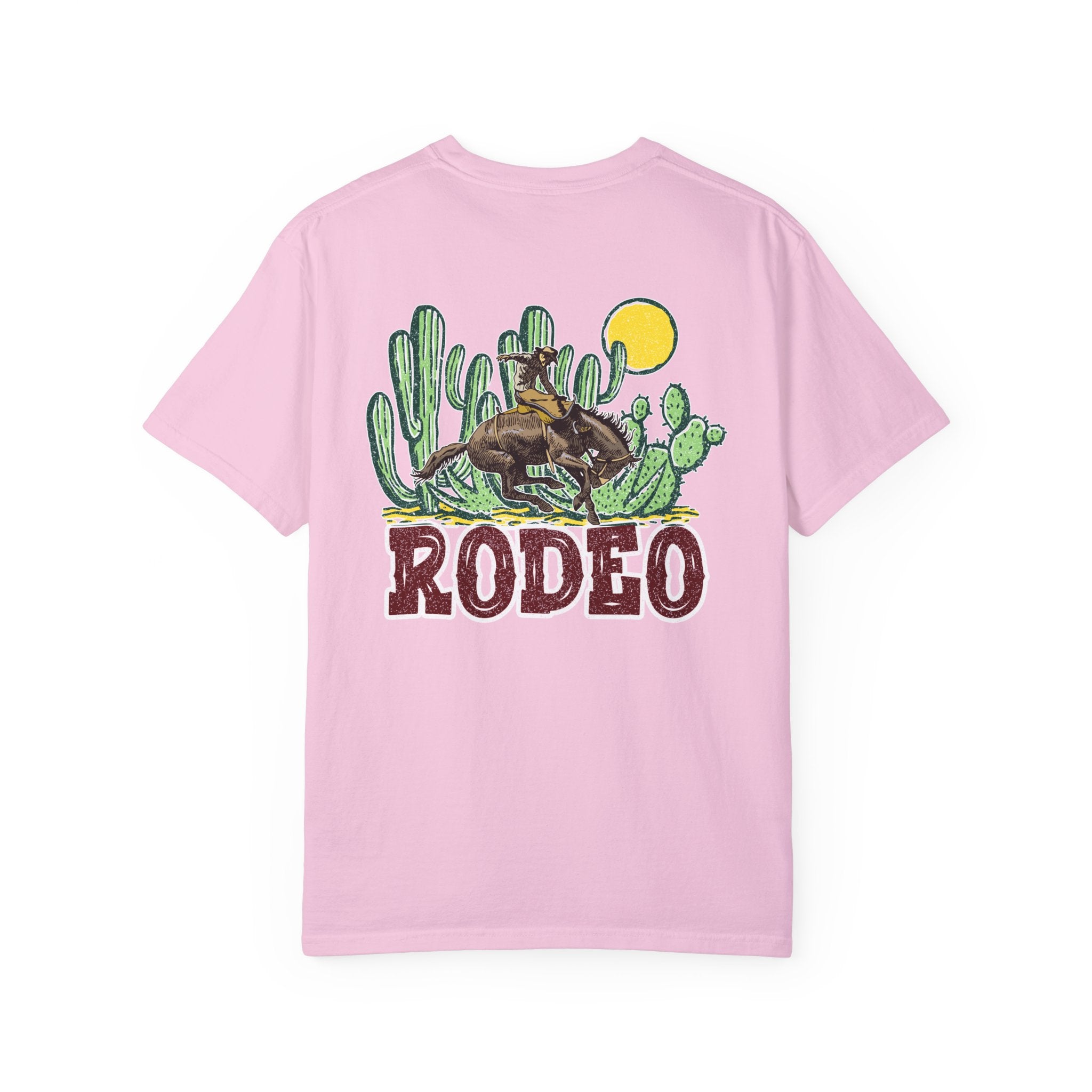 Rodeo oversized only backprint round neck T-shirt unisex