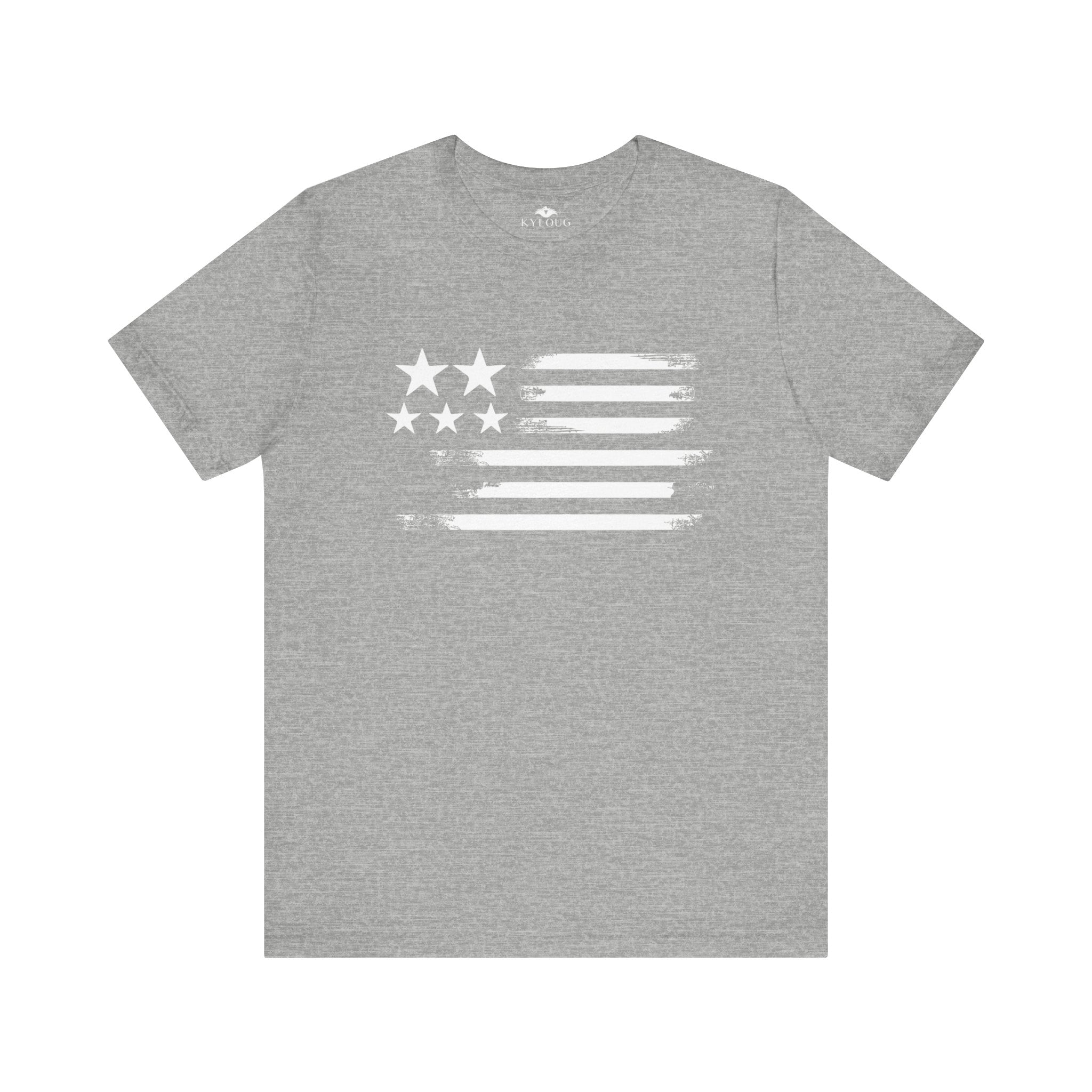 USA flag Unisex roundneck Short Sleeve T-Shirt