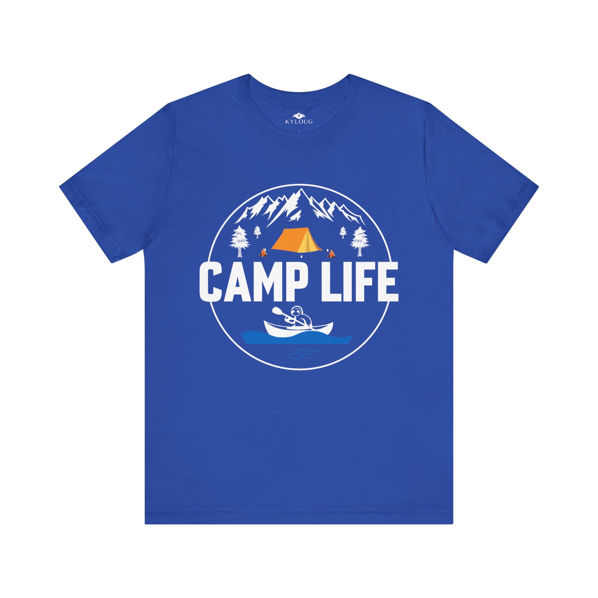 Camping summer round neck men, women T-Shirt