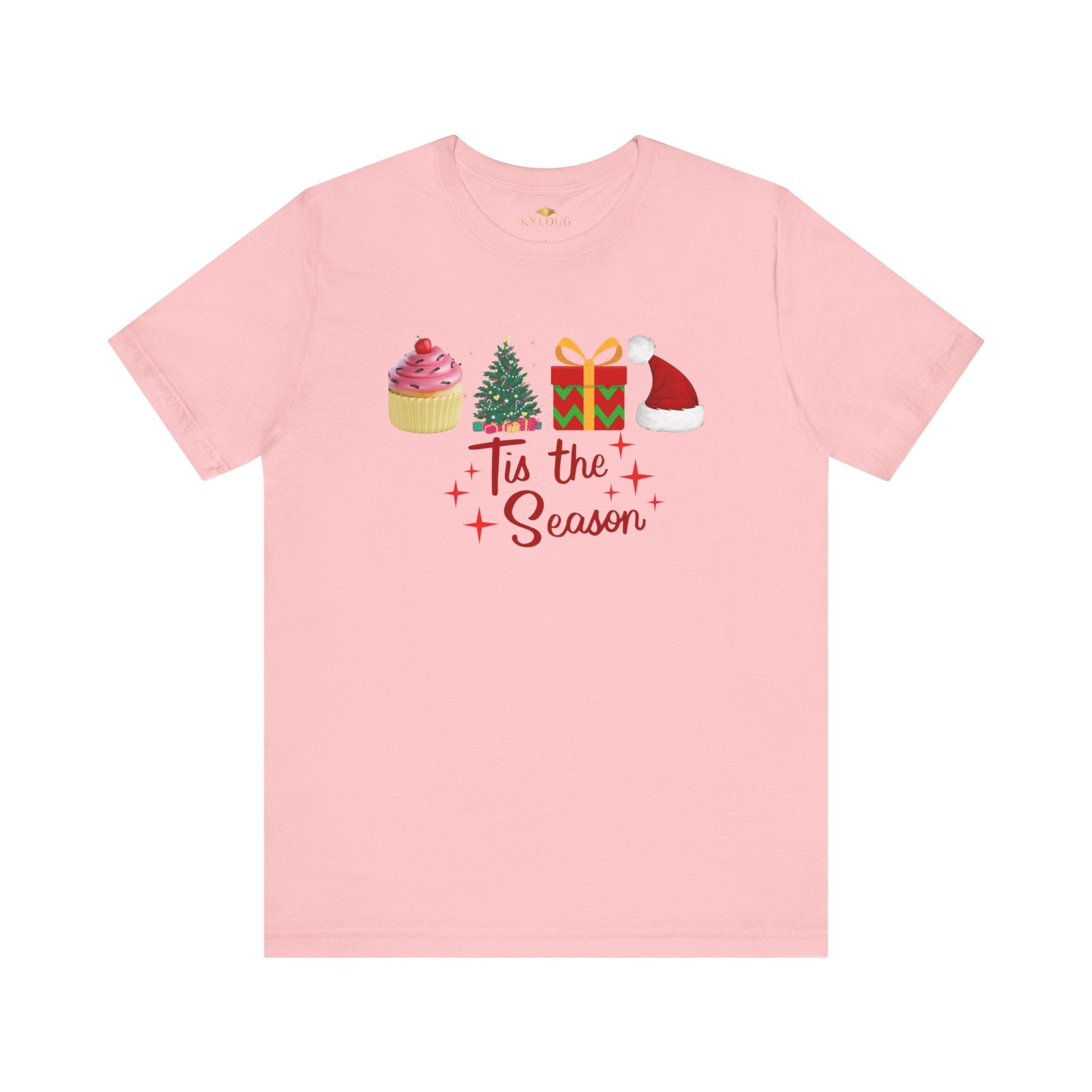 Women Christmas season special half sleeve round neck Tee