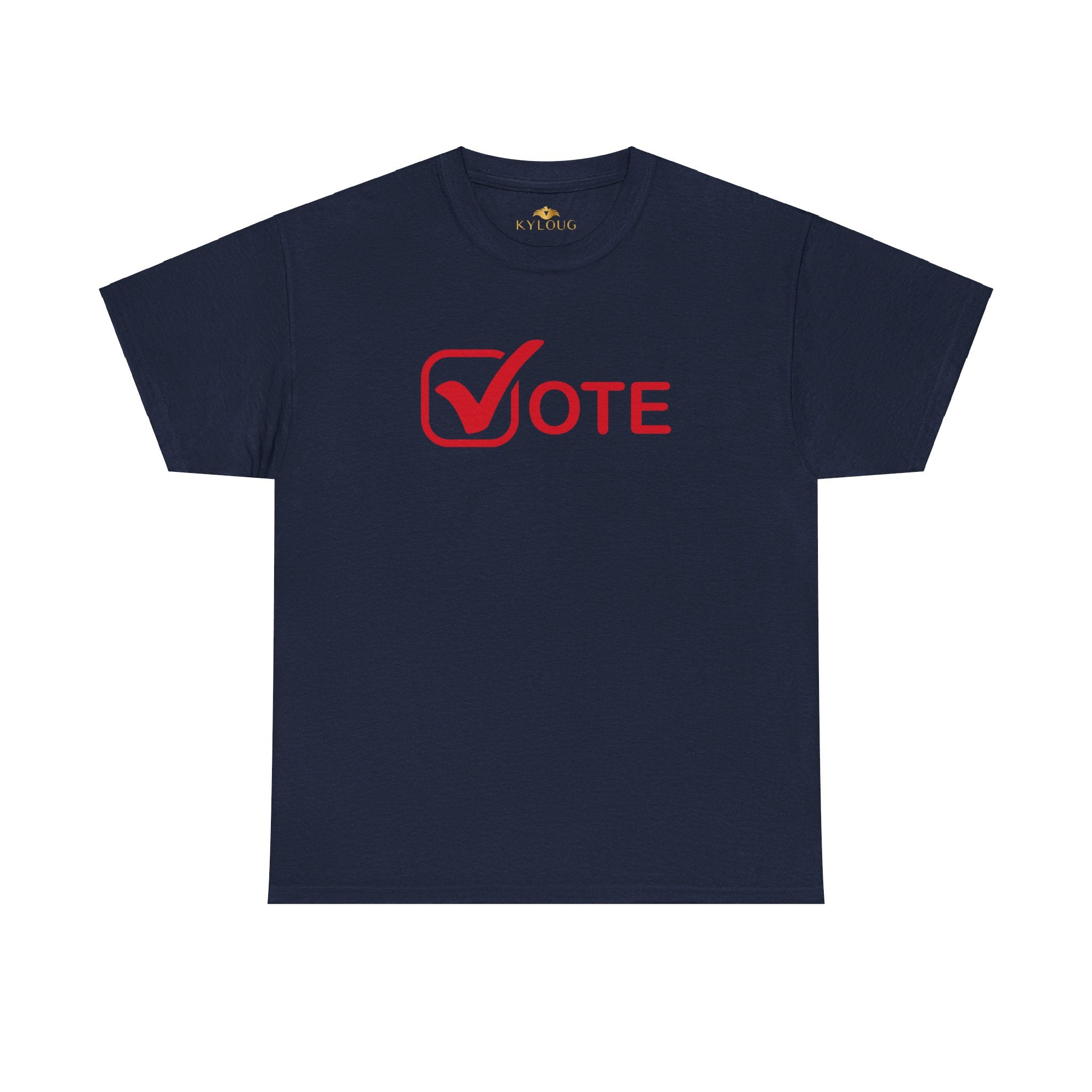 Voting special round neck classic fit t shirt for Men