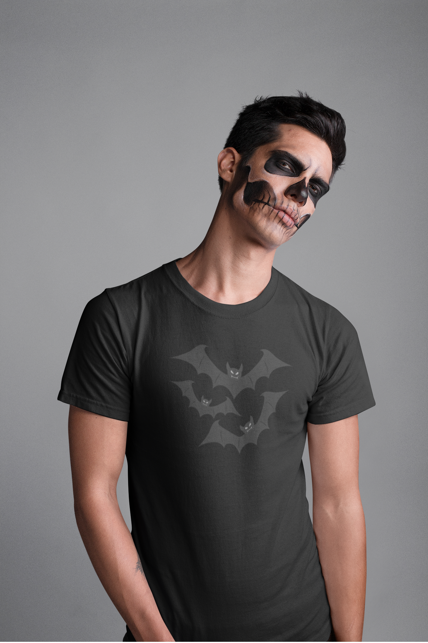 Bats design men’s casual slim fit T-shirt