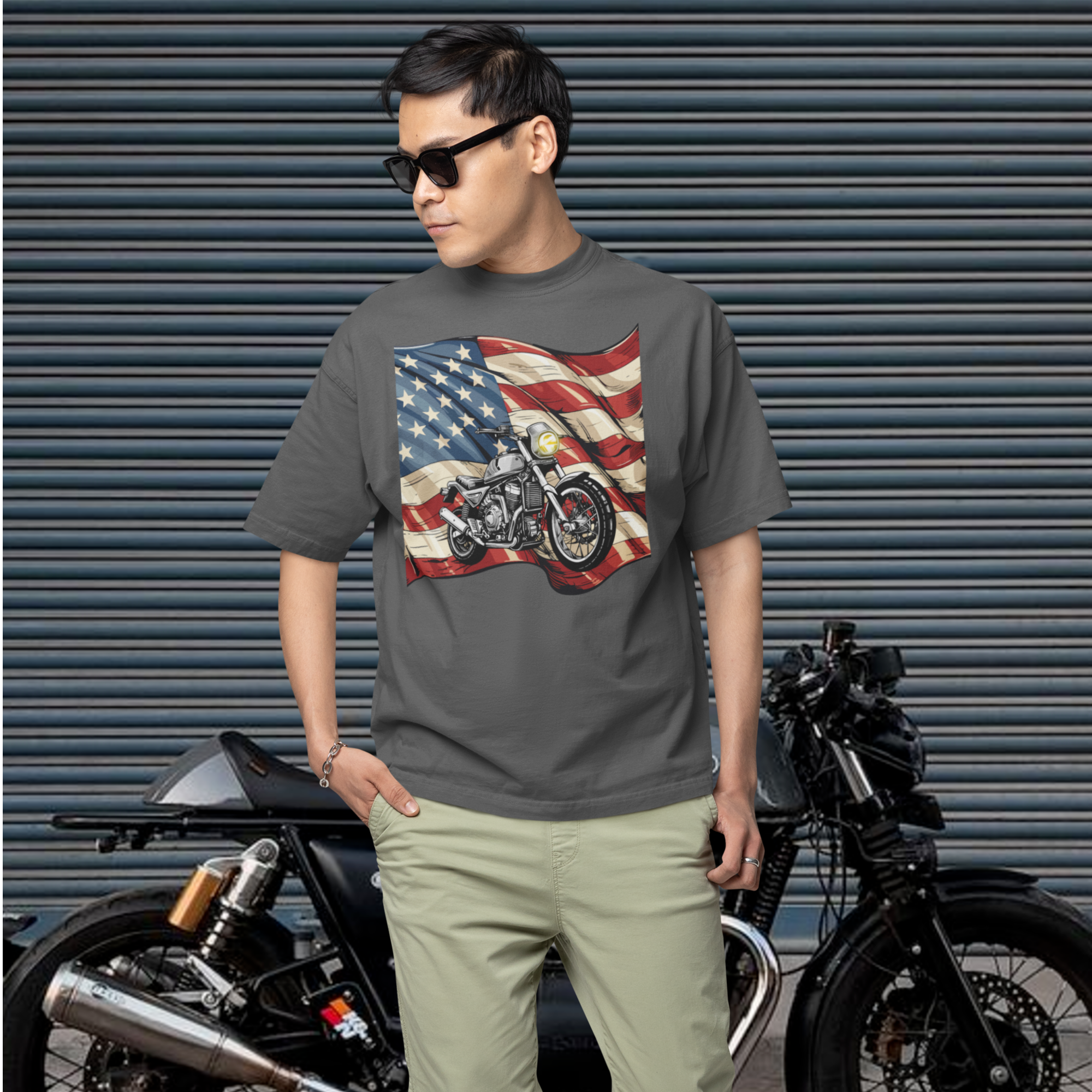 Men bike racing special graphic printed ultra-Cotton Tee