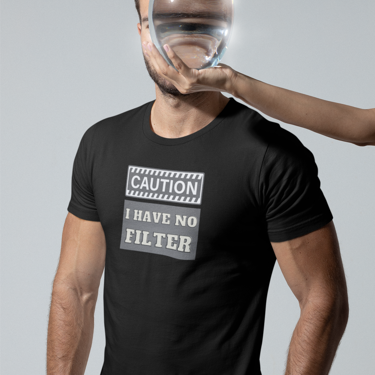 Men humors text printed round neck half sleeve T-Shirt