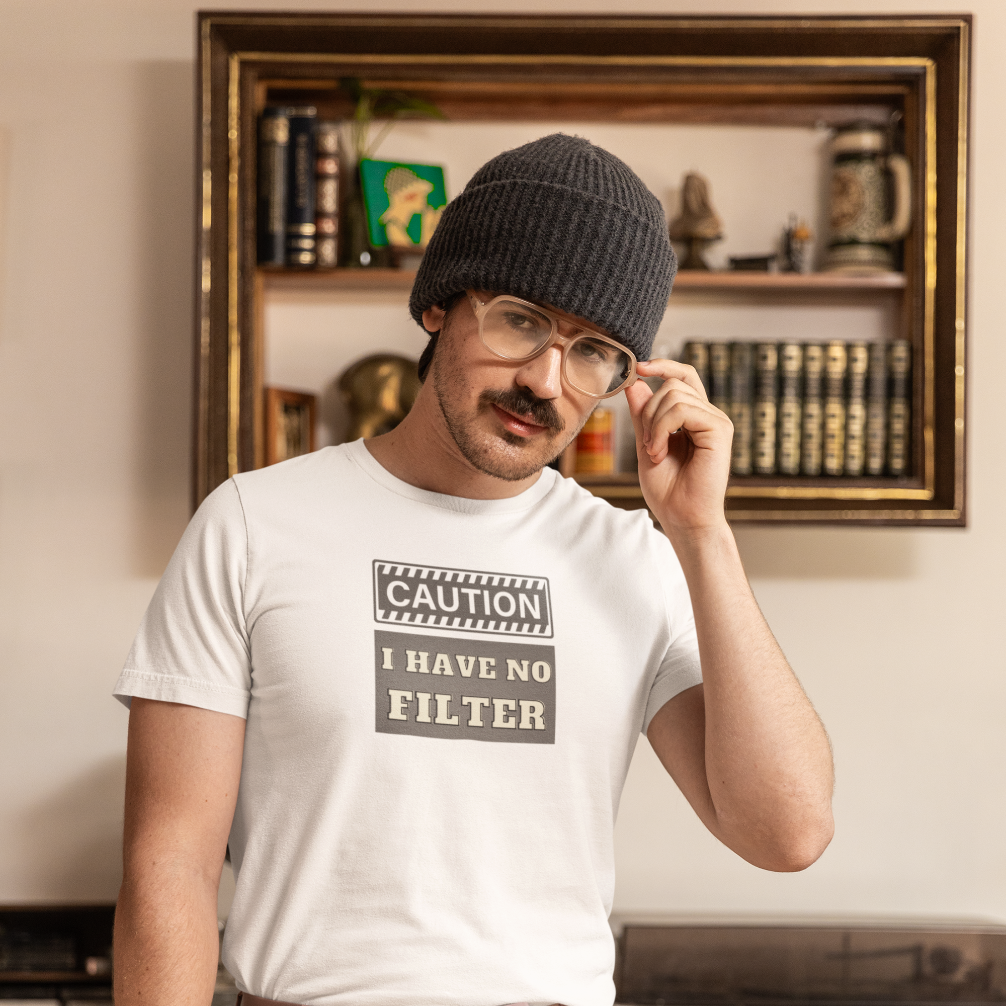 Men humors text printed round neck half sleeve T-Shirt